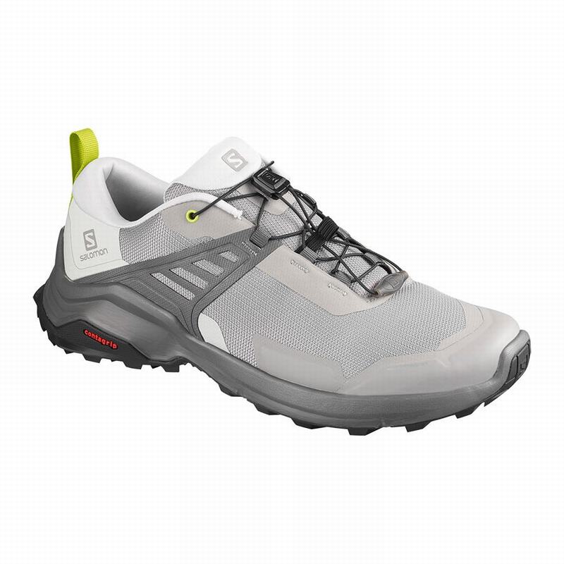 Salomon Israel X RAISE - Mens Hiking Shoes - Grey/Light Green (SWFG-89102)